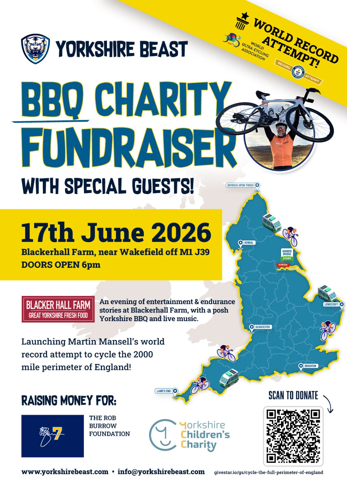 Yorkshire Beast Summer BBQ with special guests